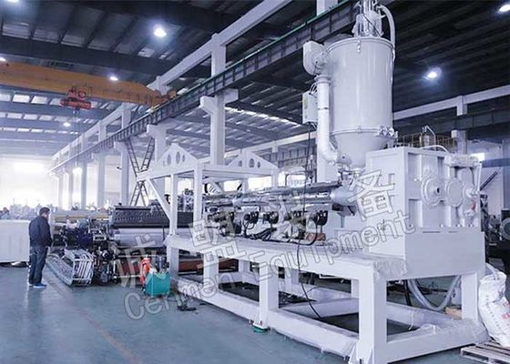 4 Roller Cast Film Extrusion Line Waterproof Roll Twin Screw Extruder Machine