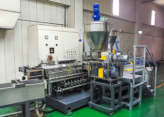 Fase de goma del extrusor 380V 50HZ 3 del tornillo del gemelo de la modificación de la dureza
